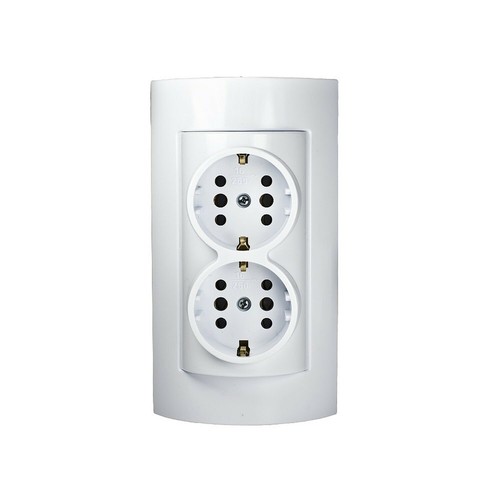 Fach aufputz schuko - 2-fach,